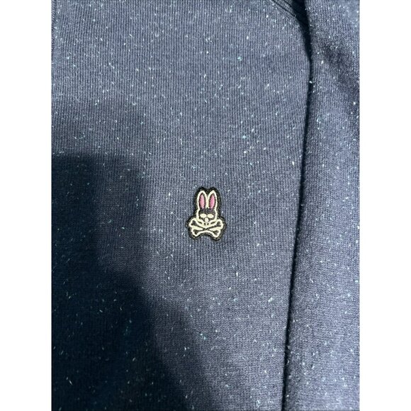 Psycho Bunny Sport 1/4 Zip Pullover Sweater Blue 2XL Cotton And Cashmere - Picture 2 of 6